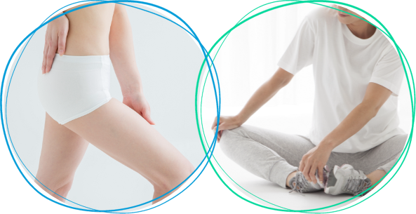 骨盤底筋強化のサポート